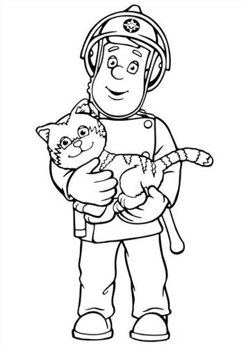 Kids-n-fun.de | 38 Ausmalbilder von Feuerwehrmann Sam